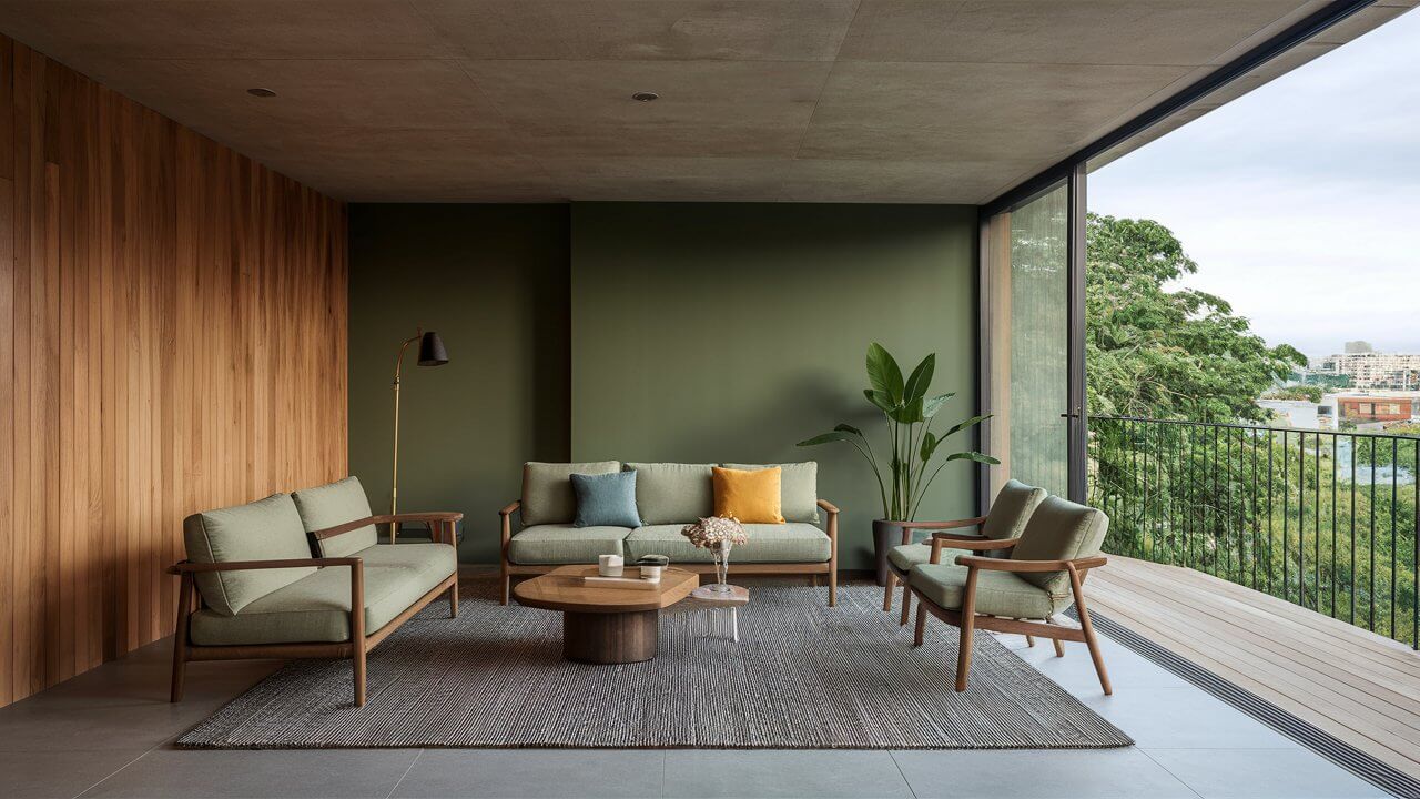 10 Idea Rumah Warna Hijau Cantik dan Estetik 2025